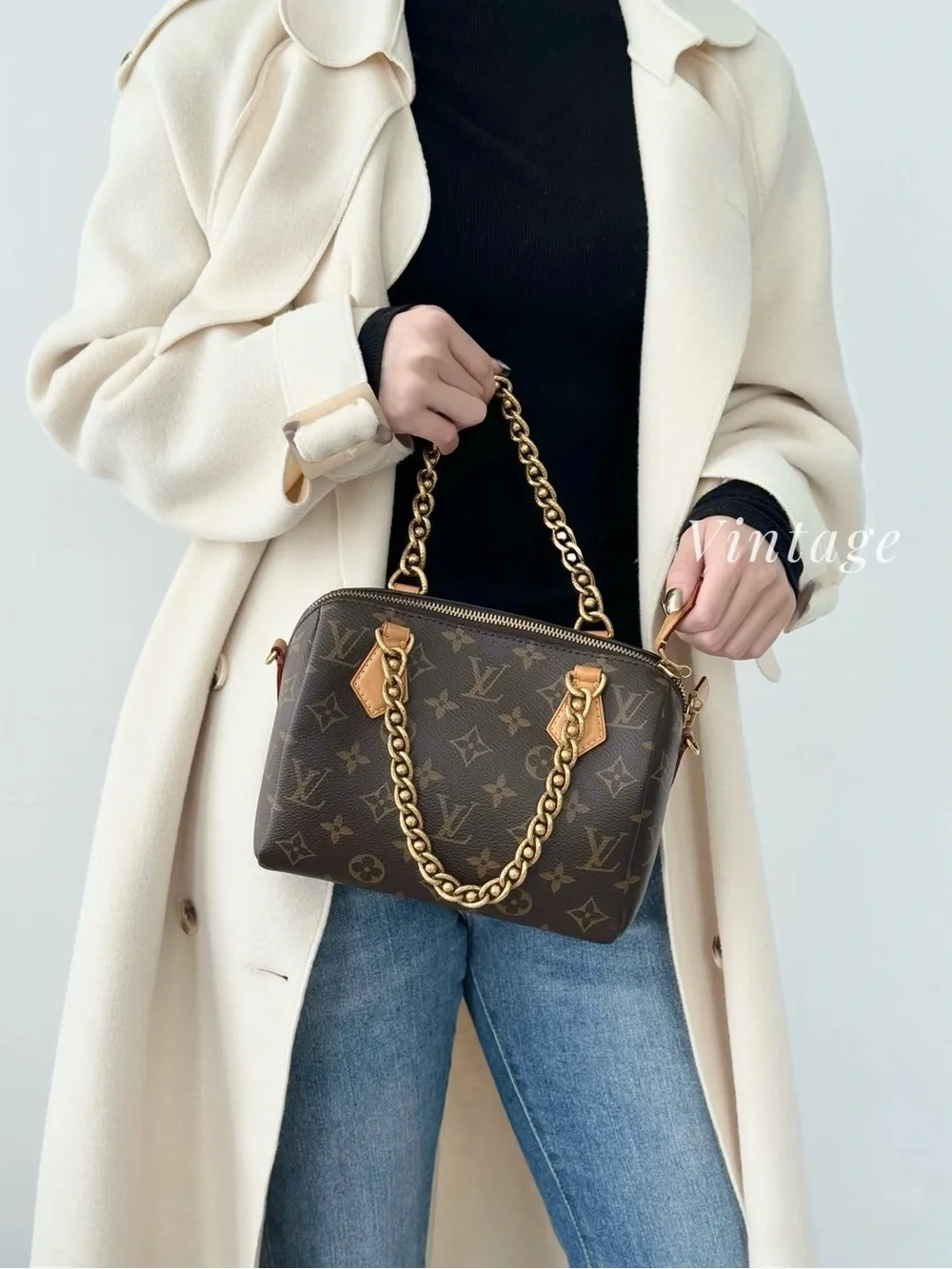 Louis Vuitton Chain Speedy 20 FW 2013-14 Runway Monogram RARE Bag